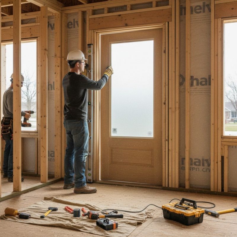 Residential Door Installation detail